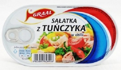 Graal sałatka z tuńczyka z chilli