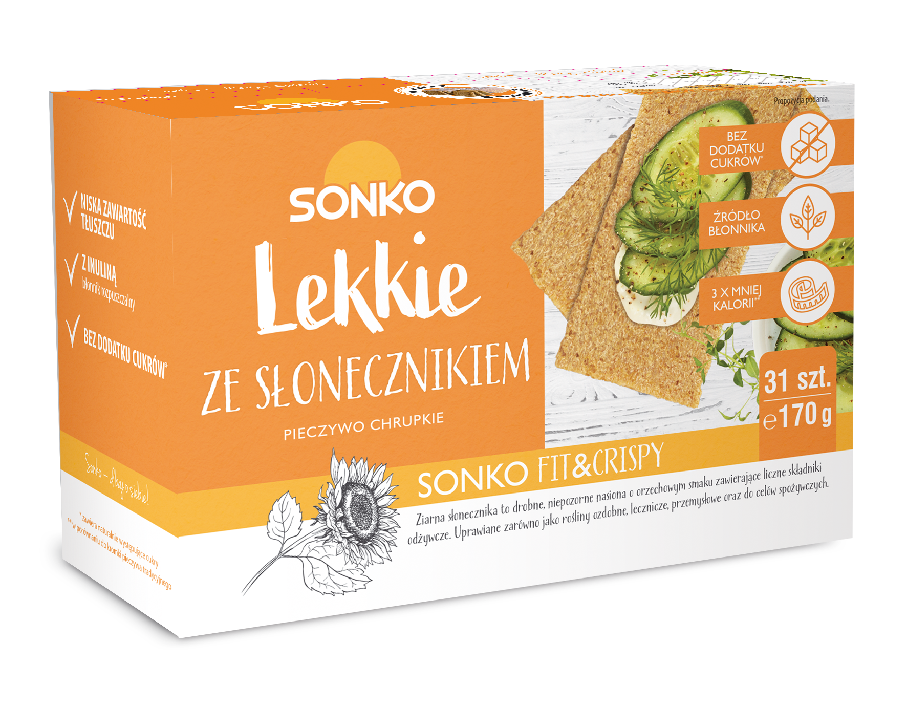 sonko light bread with sunflower seeds