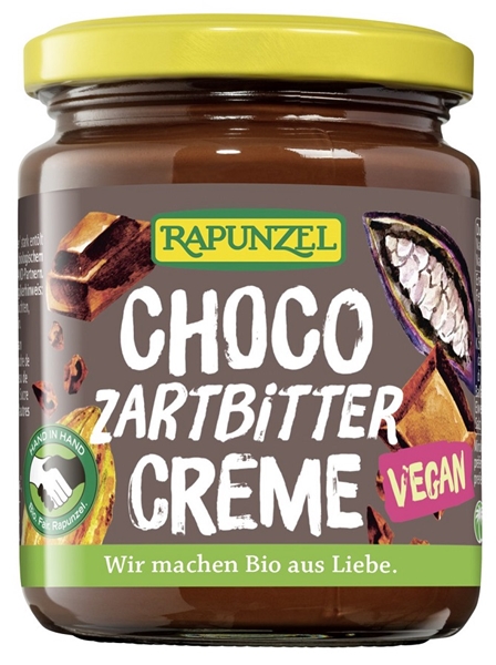 Crema Rapunzel con sabor a chocolate BIO