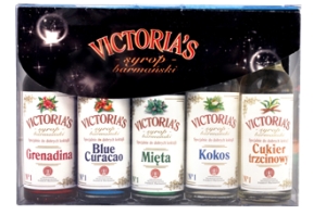 victoria ' s Satz Bartending Sirupe für Getränke 5x50ml