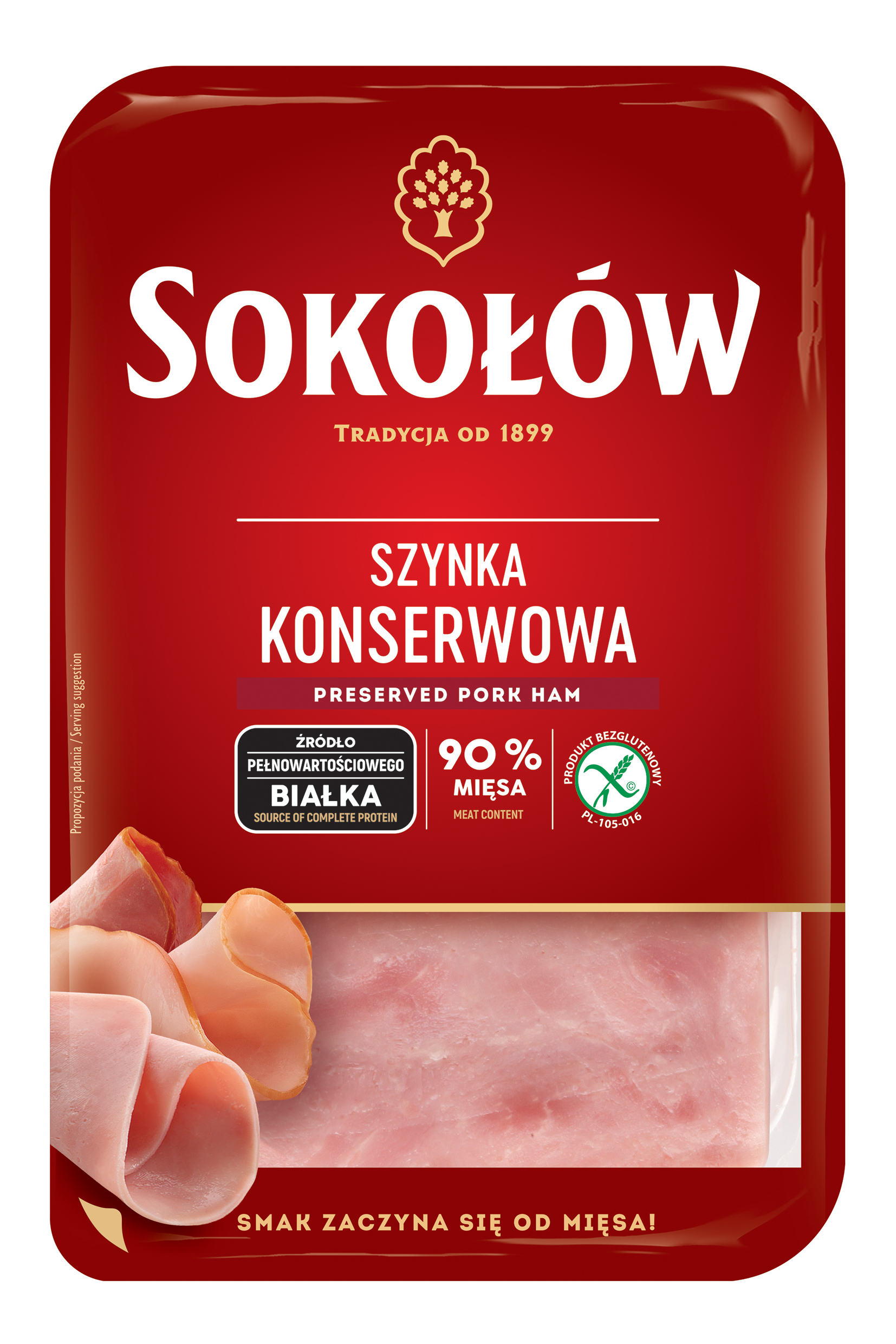 Sokołów szynka konserwowa w plastrach