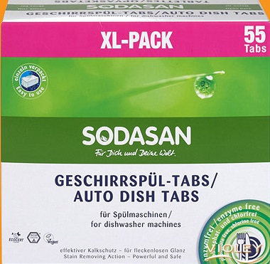 Ökologische Tabletten für Geschirrspülmaschinen