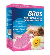 Bros Elektrofumigator na komary i muchy dla dzieci 1 urządzenie i wkłady