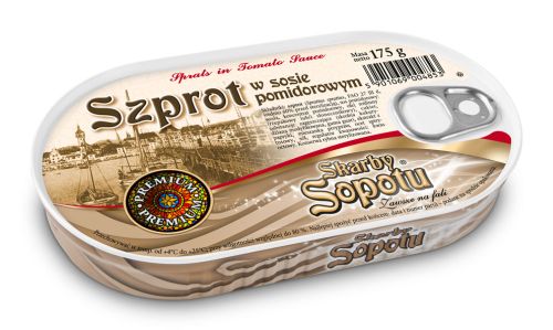 Skarby Sopotu konserwa rybna Śledź w sosie pomidorowym