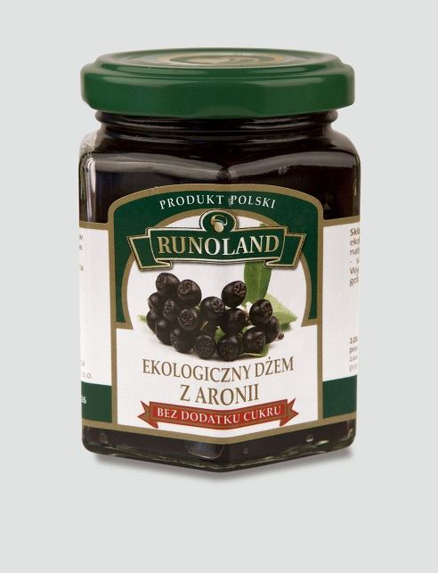 RUNOLAND ecological chokeberry jam with addition of apple juice