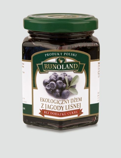 RUNOLAND forêt écologique confiture de petits fruits avec addition de jus de pomme