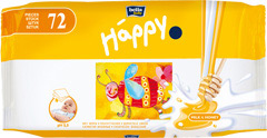 happy baby wipes sensitive milk & honey neutral ph 5.5