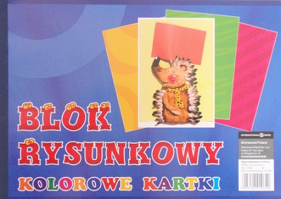 Showrewood Poland Blok rysunkowy A4 kolorowy