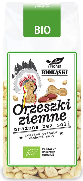 Bio Planet Orzechy ziemne prażone bez soli BIO