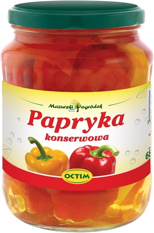 Mazury garden peppers , canned
