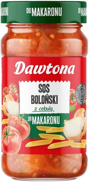 Dawtona Bolognese sauce with onion