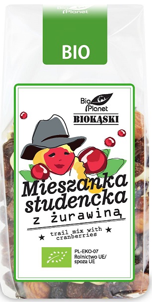 Bio Planet Mieszanka studencka z żurawiną BIO