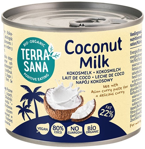 Terrasana Coconut drink without guar gum 22% BIO fat