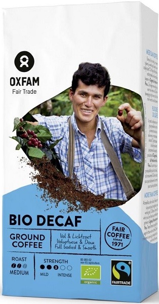 Oxfam Kawa Mielona Bezkofeinowa Arabica/Robusta Peru BIO