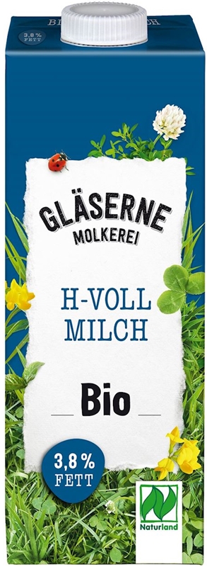 Gläserne Meierei cow's milk BIO UHT 3,5%