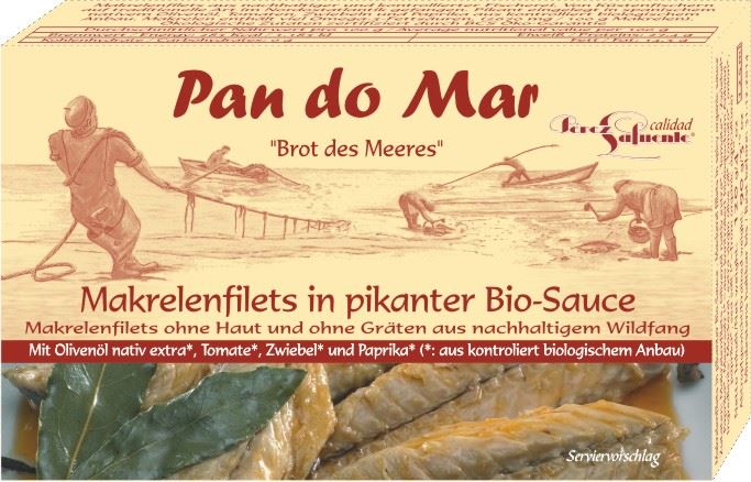 Maquereau à BIO sauce piquante 120g - PAN DE MAR