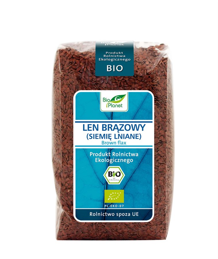 Bio Planet Len brązowy-siemię lniane BIO