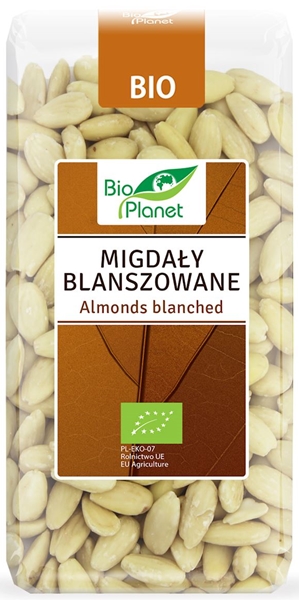 Миндаль Bio Planet BIO бланшированный