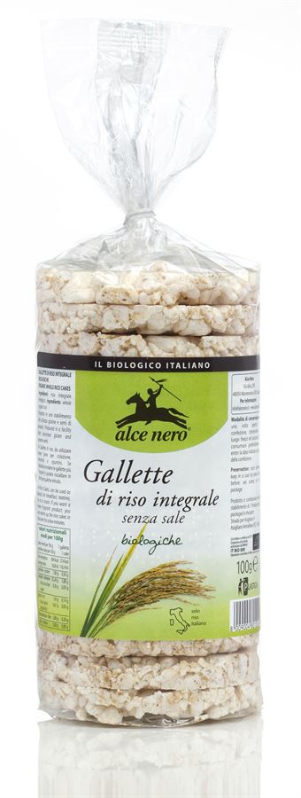 rice cakes WHOLEGRAIN 100g BIO - ALCE NERO