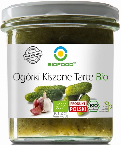 Bio Food Ogórki kiszone tarte bezglutenowe BIO
