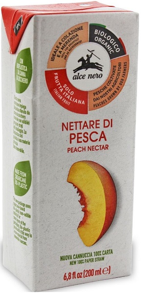 nectar de pêche bio