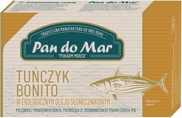Pan do Mar Tuna bonito in BIO sunflower oil