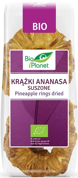 Bio Planet Krążki ananasa suszone BIO