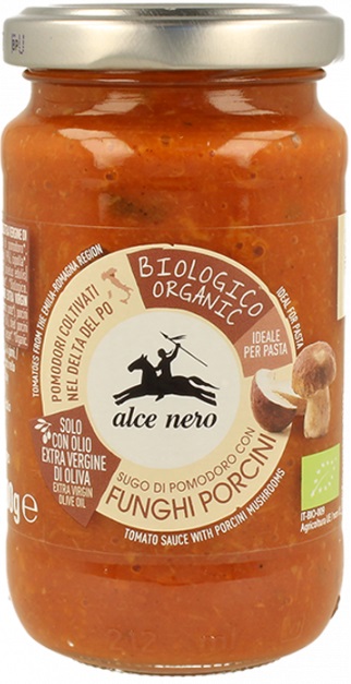 SOS TOMATO with porcini mushrooms 200g BIO - ALCE NERO