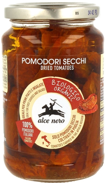 Tomates Alce Nero Secados en Aceite de Oliva BIO