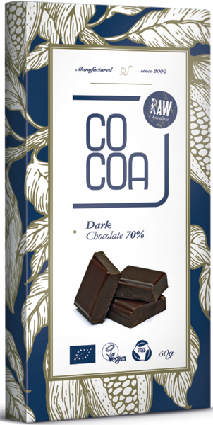 Cocoa czekolada surowa klasyczna gorzka BIO