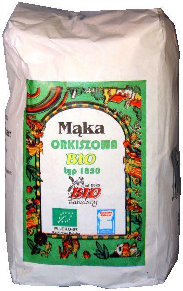 Spelt flour GRAHAM TYPE BIO 1850 1000g - BABALSCY