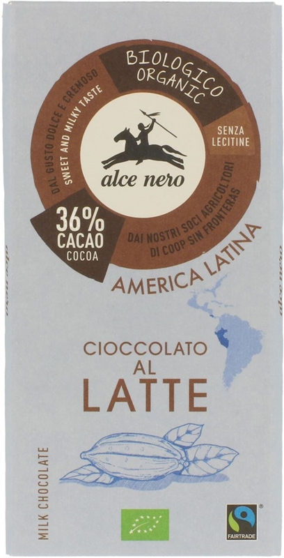 Alce Nero czekolada mleczna BIO