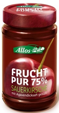 Allos Mus wiśniowy 75% owoców BIO