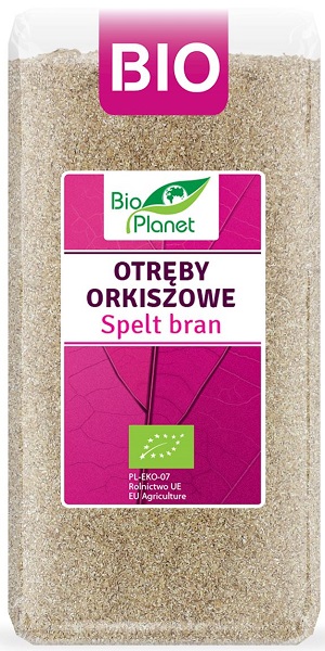 Bio Planet Organic spelled bran  