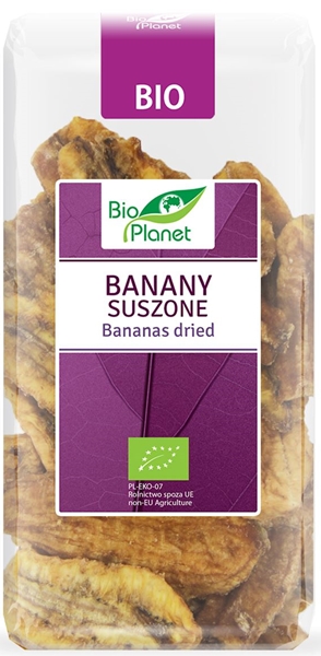 Bio Planet Сушеные бананы BIO
