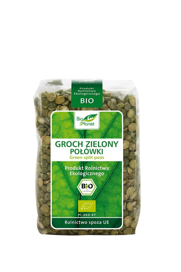 Bio Planet groch zielony ekologiczny połówki