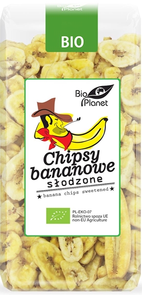 Bio Planet BIO gesüßte Bananenchips