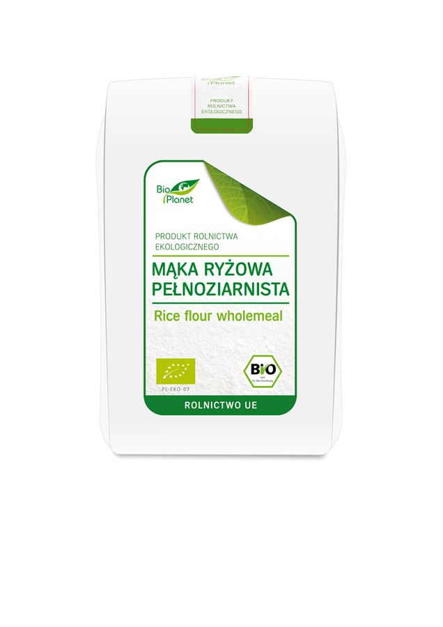 Bio Planet Mąka ryżowa pełnoziarnista BIO