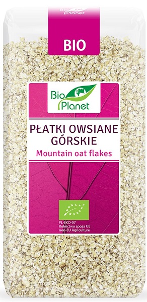 Bio Planet Płatki owsiane górskie BIO