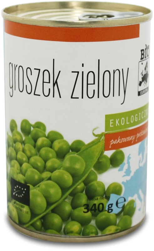 Bio Europe guisantes verdes preservando BIO