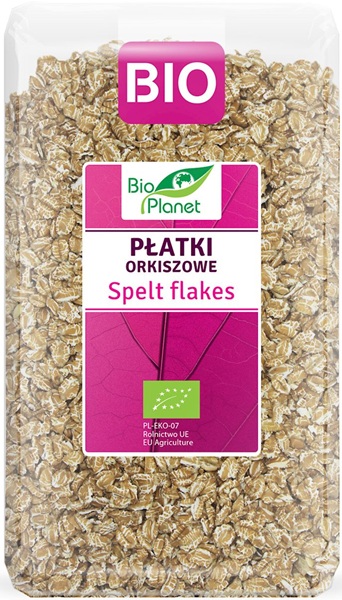 Spelt flakes 600 g BIO - BIO PLANET
