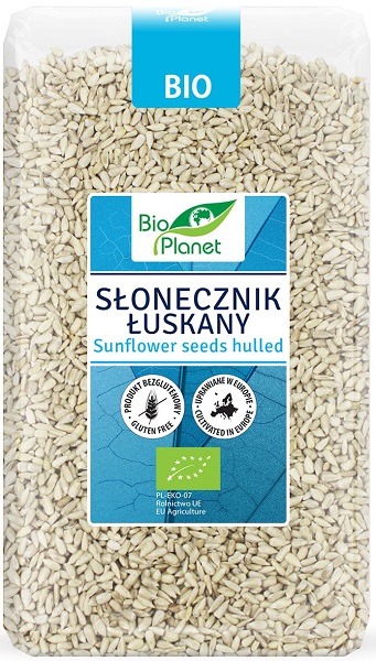 Bio Planet Słonecznik łuskany bezglutenowy BIO