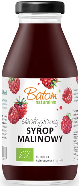 Organic raspberry syrup