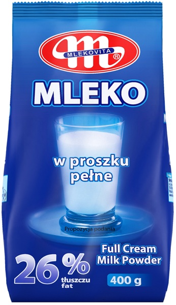Mlekovita Mleko w proszku pełne 26% tłuszczu