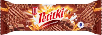 Galletas Petitki en el chocolate con leche