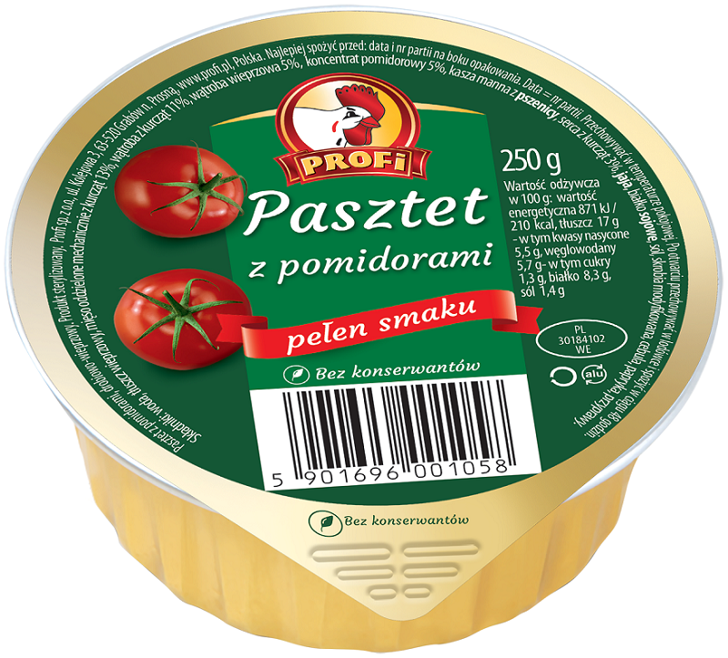 Profi Pasztet z pomidorami