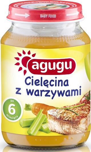 Agugu obiadek cielęcina z warzywami