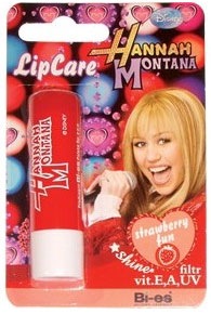 Bi-es Disney Hannah Montana pomadka ochronna Strawberry Fun