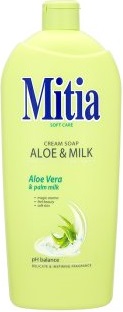 Mitia Aloe& Milk kremowe mydło w płynie zapas Aloe Vera& Palm milk