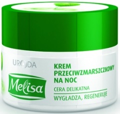 Uroda Melisa krem przeciwzmarszczkowy na noc wygładza, regeneruje